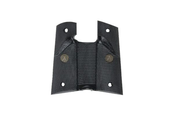 Pachmayr 02919 Signature Grip Wraparound Checkered Black Rubber for Colt MK IV Series 80 Delta Elite