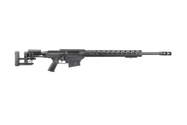 Ruger 18081 Precision 300 Win Mag 5+1 26" Heavy Contour Barrel with Magnum Muzzle Brake, Tunable Compensator, Type III Hard Coat Anodized Finish, Ruger Precision MSR Stock, Optics Ready