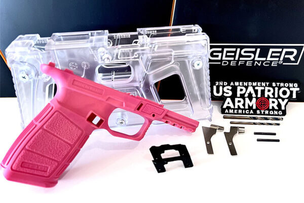 GEISLER DEFENCE NEW IMPROVED 80% 19X Gen-2 PINK FRAME & JIG